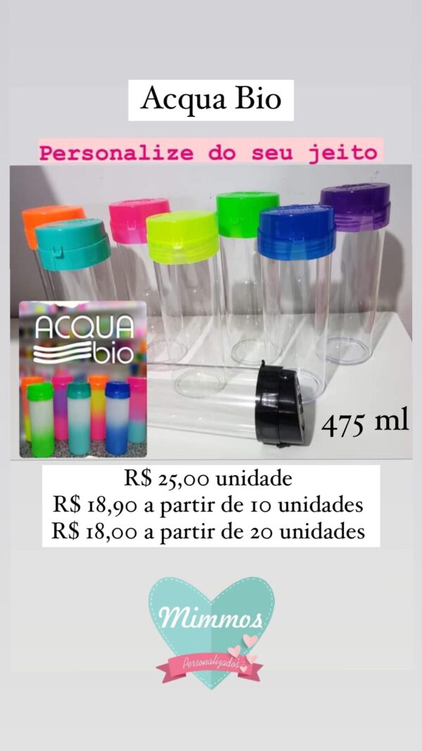 Acqua Bio (personalizada no transfer )