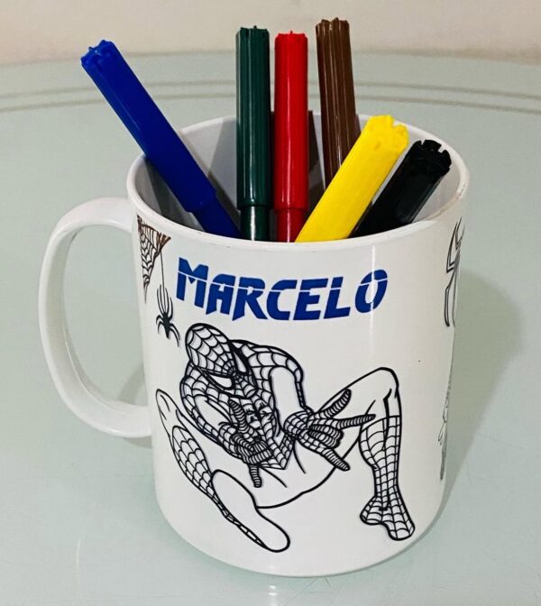 Caneca de Polímero Pinte e Repinte