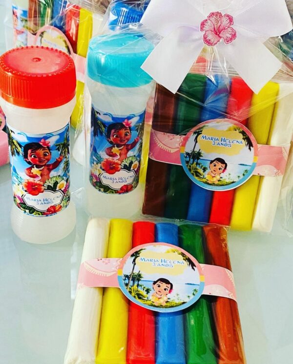 Kit bolha de sabão + massinha de modelar