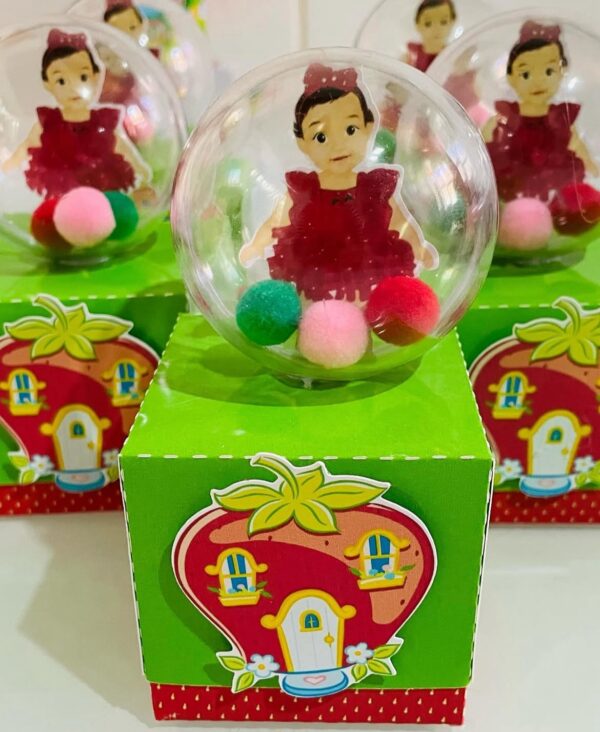 Caixa Cubo com esfera acrílica