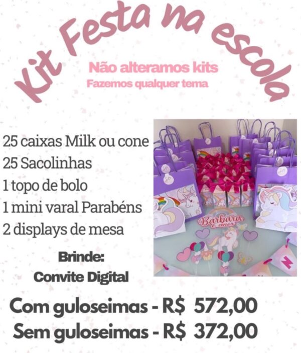 Kit Festa na Escola Vazio