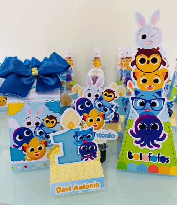 Kit Mimmos em festa Com guloseimas