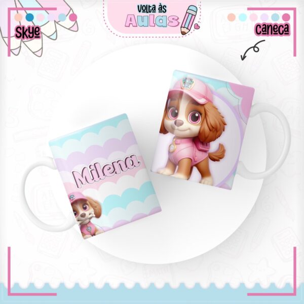 Caneca de Polímero (Plástico resistente ) Personalizado no tema a sua escolha - Image 2
