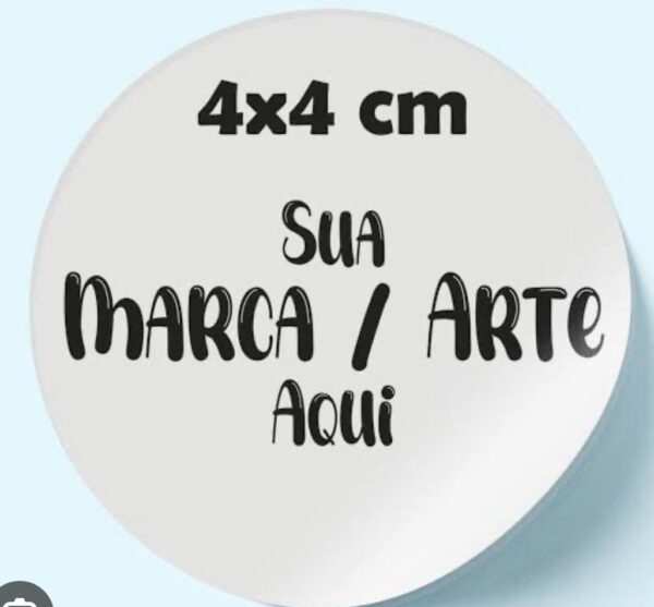 Folha de adesivo comum  . Favor enviar a medida desejada